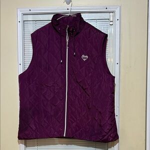 EUC Women's Purple Quilted Vest